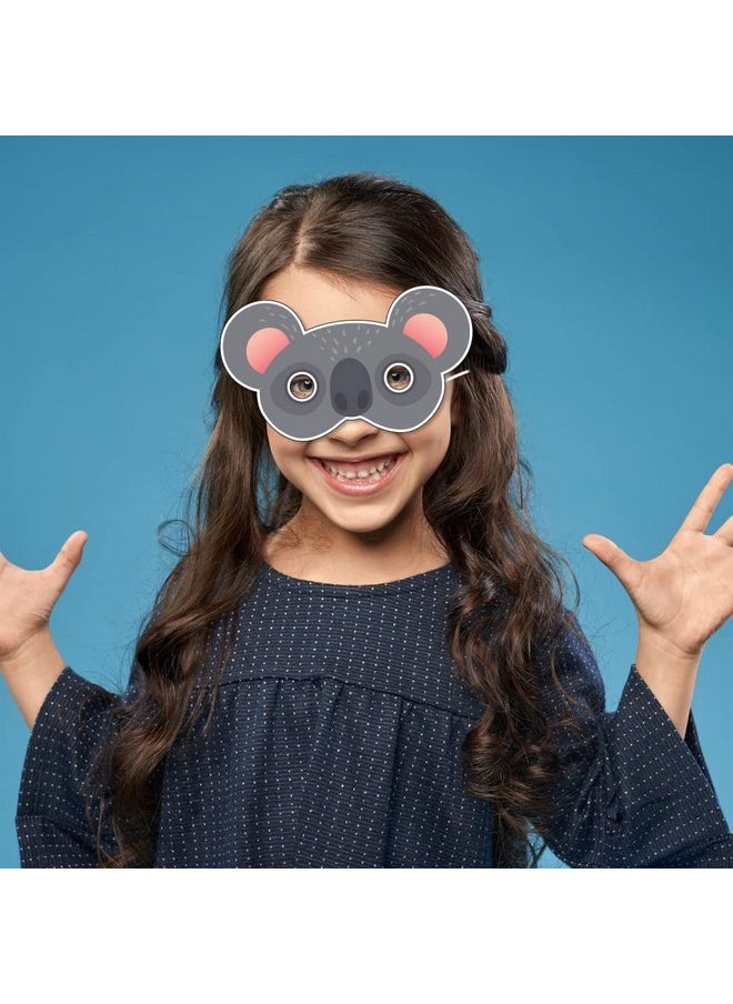 Festiko® Koala Theme Face Masks (48 Pcs), Koala Theme Party Supplies, Return Gifts for Kids, Koala Theme Party Items,Face Masks for Kids