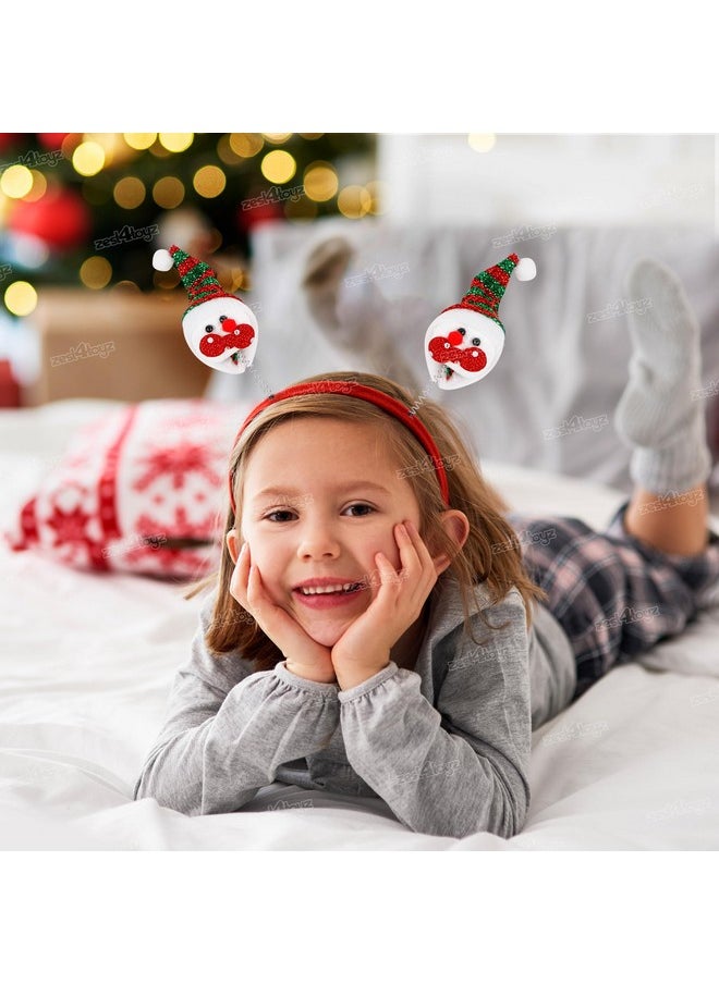 Zest 4 Toyz Christmas Party 1 Eyeglasses Frame and 1 Headbands with 1 Beard Costume Accessories for Teens Adults Christmas Decoration (Pack of 3)