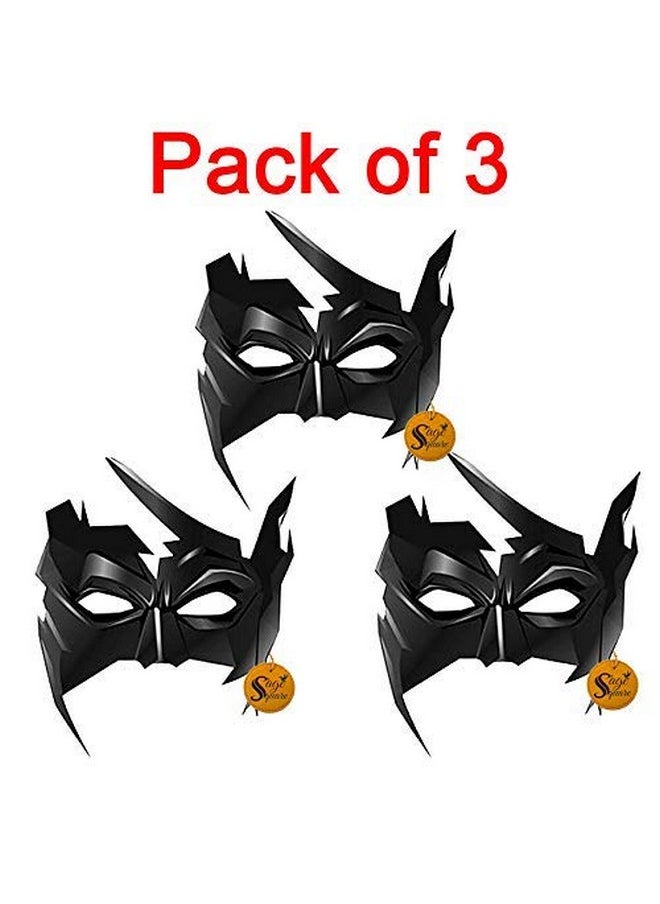Sage Square Indian Super Hero Krrish Mask for Theme Party, Birthday, Function, Drama, Dress-up, Costume Parties, Cosplay (Pack Of 3)