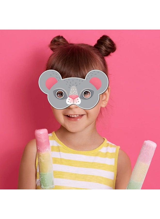Festiko® Squirrel Theme Eye Masks (42 Pcs), Squirrel Theme Party Supplies, Return Gifts for Kids, Squirrel Theme Party Items,Eye Masks for Kids,Squirrel Eye Masks