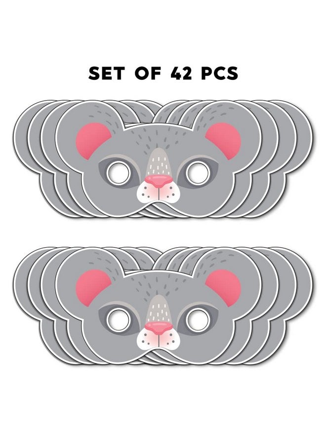 Festiko® Squirrel Theme Eye Masks (42 Pcs), Squirrel Theme Party Supplies, Return Gifts for Kids, Squirrel Theme Party Items,Eye Masks for Kids,Squirrel Eye Masks