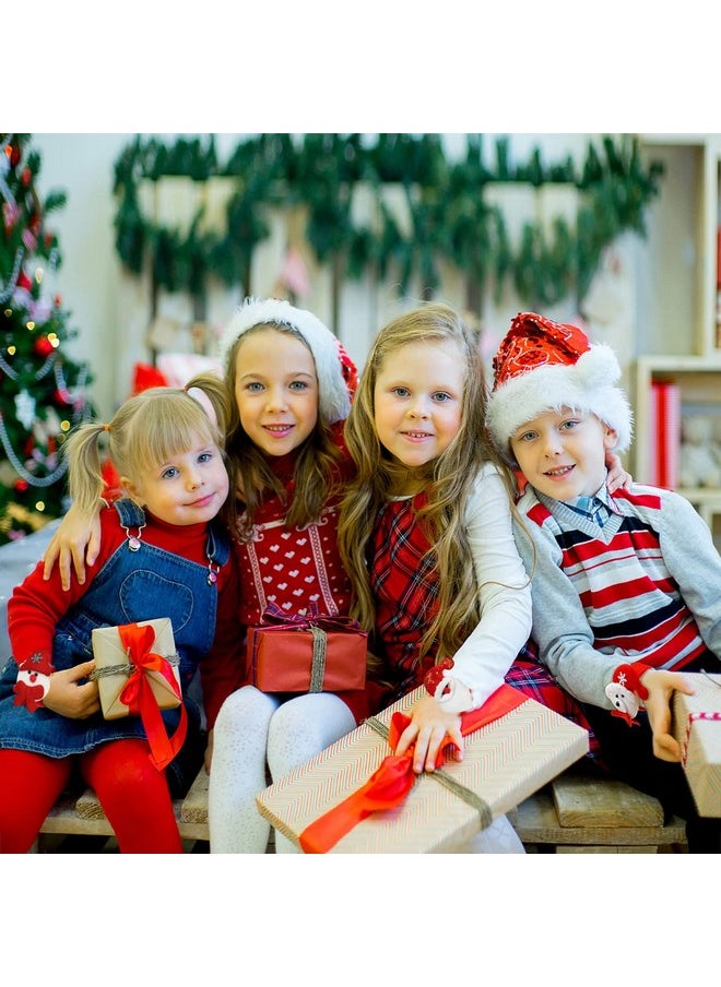 Party Propz Santa Claus Wrist Band - 12Pcs Santa Claus Bracelet, Wrist Band for Kids, Hand Band for Kids, Return Gift for Kids, Best Birthday Return Gifts for Kids