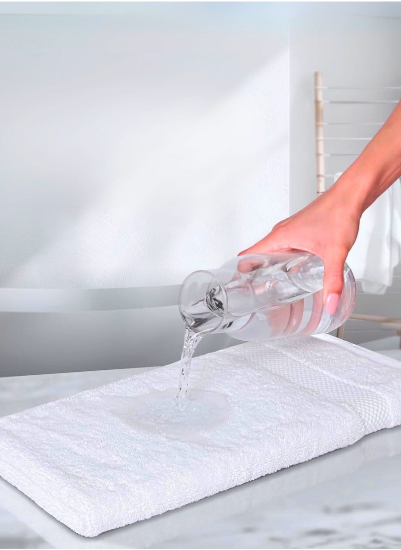 Luxury Hand Towels Cotton Hotel spa Bathroom Towel 16x30 Set Of 6 White