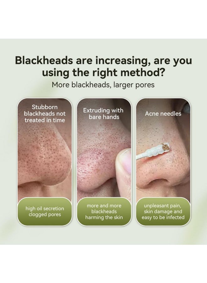Blackhead Mask, Nose Plants Pores Strips Blackhead Remover Mask Peel off Mask Facial Pore Cleanser Purifying Face Mask Nose Strips (1.06 Ounce) - White