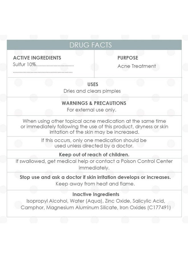 Bye Bye Blemish Acne Drying Lotion, Reduce Pimples Overnight 1oz, 1-Pack