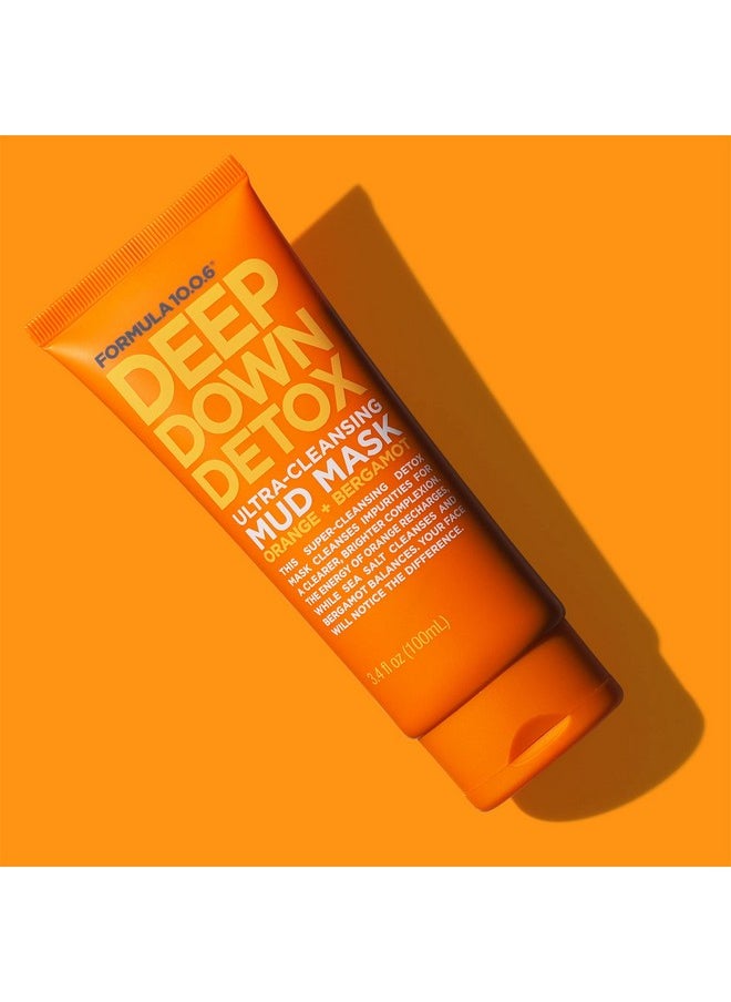 FORMULA 10.0.6 Deep Down Detox Ulta Cleansing Facial MudMask 3.4 fl oz (100ml)