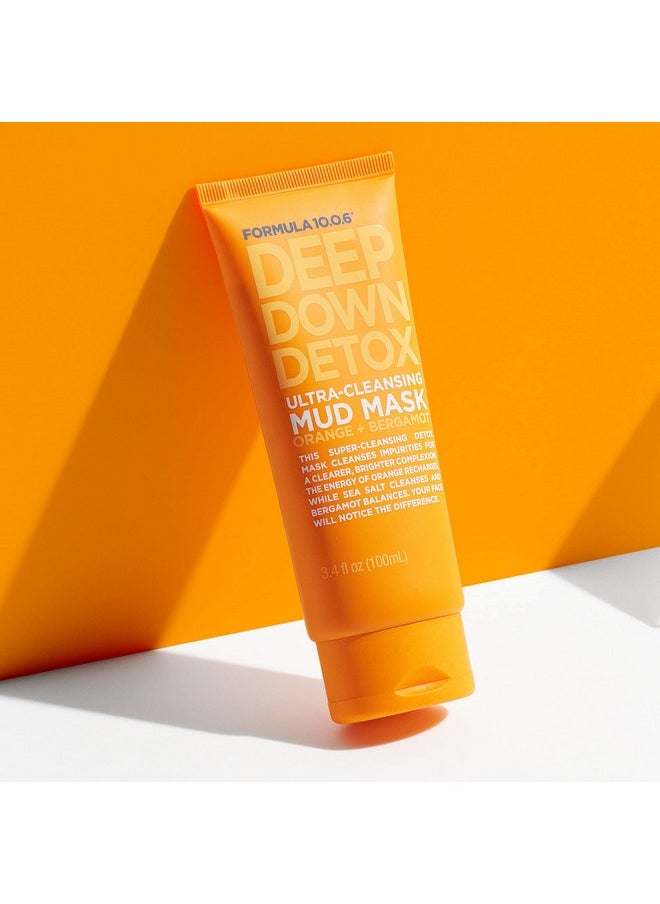 FORMULA 10.0.6 Deep Down Detox Ulta Cleansing Facial MudMask 3.4 fl oz (100ml)