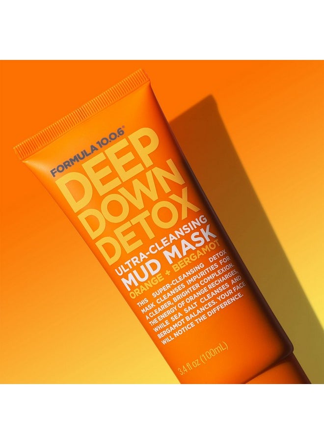 FORMULA 10.0.6 Deep Down Detox Ulta Cleansing Facial MudMask 3.4 fl oz (100ml)