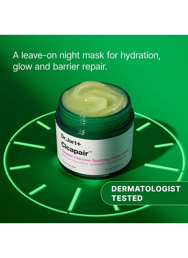 Dr.Jart+ Cicapair Sleepair Intensive Repair Night Face Mask | Skin Barrier Repair | Korean Skin Care, 2.53 Fl Oz