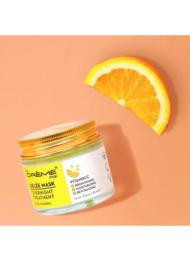 Vitamin C Gelée Overnight Face Mask | Korean Facial Mask | Sleeping Face Mask | Anti-Aging Treatment Mask | Brightening Face Mask - 2.36oz