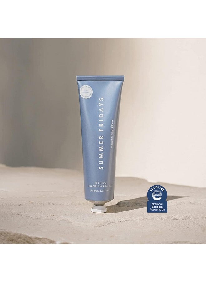 Summer Fridays Jet Lag Mask - Hydrating Face Mask + Moisturizer - Enriched with Hyaluronic Acid, Niacinamide, Glycerin + Antioxidants Helps Nourish Skin for a Renewed + Radiant Complexion (2.25 Oz)