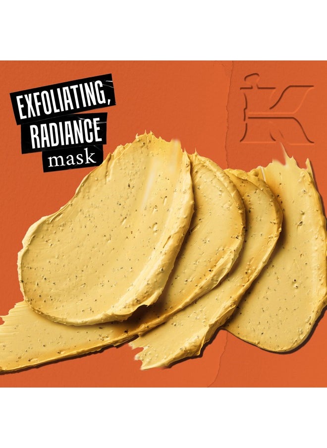 Kiehl's Turmeric & Cranberry Seed Energizing Radiance Face Mask, Brightening Facial Mask, Invigorates Dull Skin, Gently Exfoliates for Smoother Skin, for All Skin Types, Paraben-free - 0.95 fl oz