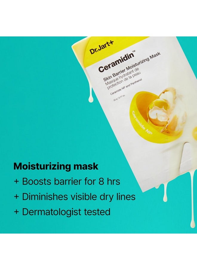 Dr.Jart+ Ceramidin™ Skin Barrier Moisturizing Face Mask | Sheet Mask | Korean Skin Care, 1 Pack