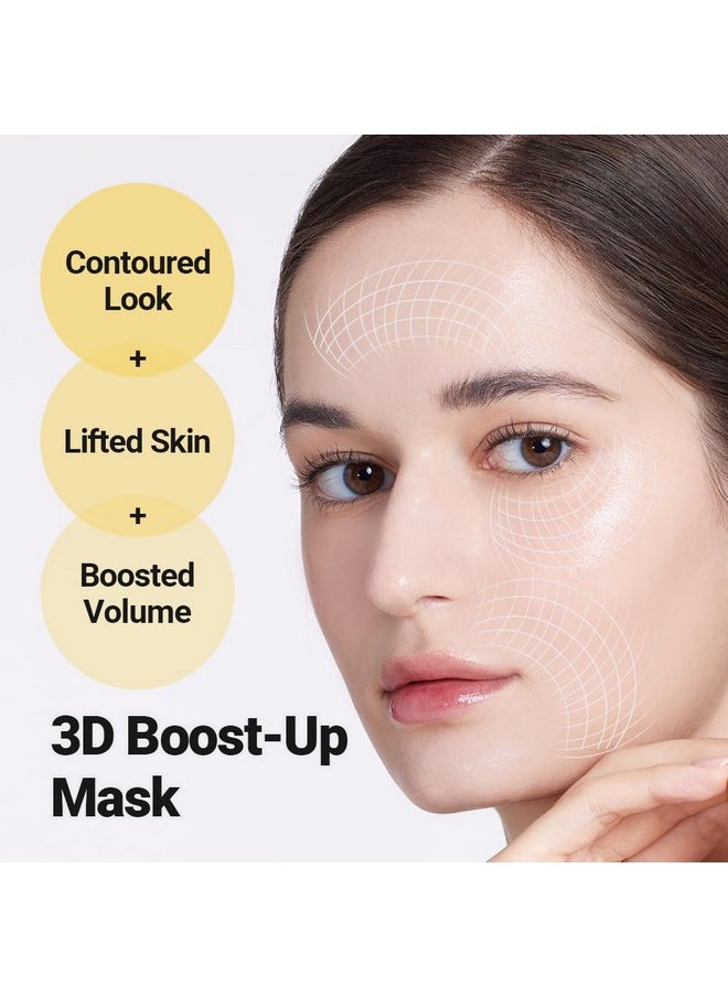 SUNGBOON EDITOR Deep Collagen Retinol Tension Boost Up Mask Set 4pcs | Face Tightening and Lifting Mask for V-Line | Smile Line & Forehead Wrinkles with Collagen & Retinol | Korean Skin Care
