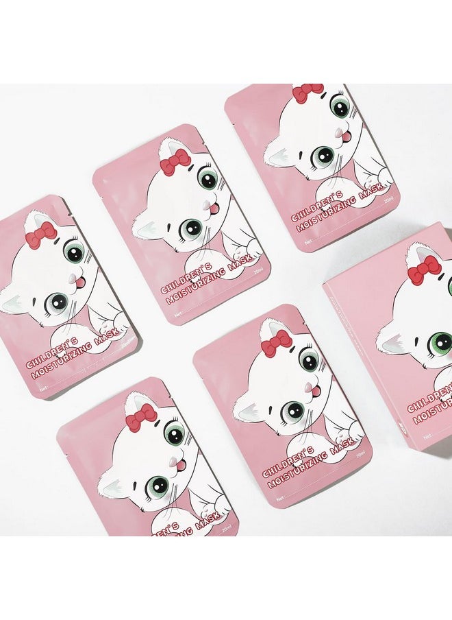 IREV Sheet Mask Skin Care, Animal Character Sheet Masks, Face Mask Skincare, Beauty Facial Mask Spa Face Mask, Soothing Face Sheet Masks, Facial Masks, Moisturizing Face Masks, 5 Pack (Cat)