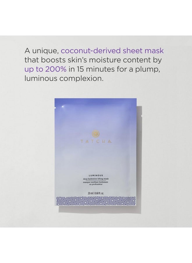 TATCHA Luminous Deep Hydration Lifting Mask | Single Use Mask for Luminous Skin | 20 ml / 0.68 oz