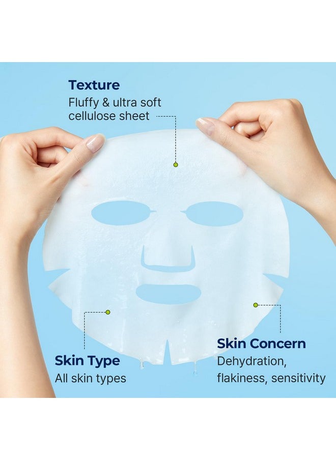 Torriden DIVE IN Hyaluronic Acid Facial Mask (10 sheets) | Extra Moisturizing Care | Hyaluronic Acid, Panthenol, Allantoin | Korean Face Mask
