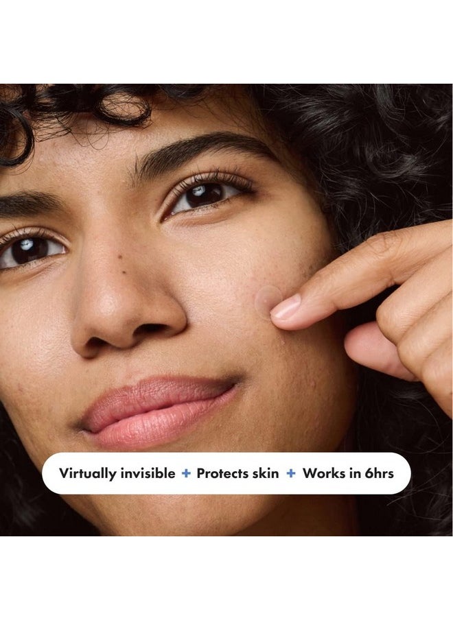 Mighty Patch Hero Cosmetics Invisible+ Patch - Daytime Hydrocolloid Acne Pimple Patches for Covering Zits and Blemishes, Ultra Thin Spot Stickers for Face and Skin (24 Medium and 15 Small Patches)