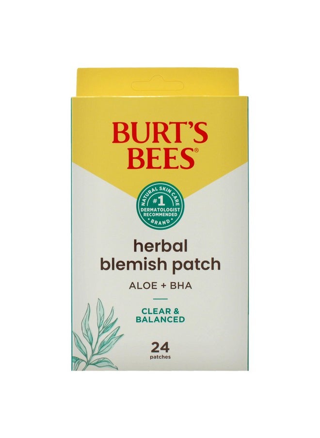 Burts Bees Clear and Balanced Herbal Blemish Patch for Women - 24 Count Patches