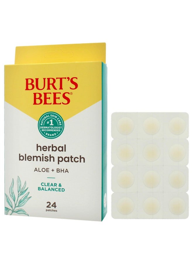 Burts Bees Clear and Balanced Herbal Blemish Patch for Women - 24 Count Patches
