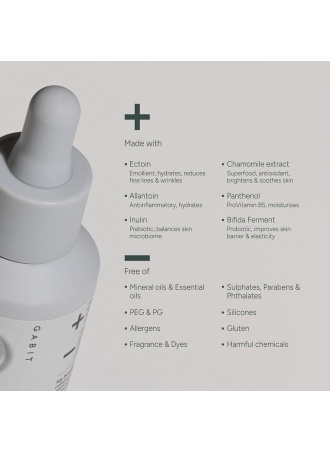Gabit Multi-Peptide & Resveratrol Pro-ageing Serum For Wrinkles, Fine Lines, Dark Spots | Boosts Collagen | Normal, Oily, Dry, Sensitive Skin Types |Vit-C, Hyaluronic, Chamomile |For Women & Men, 30 ml