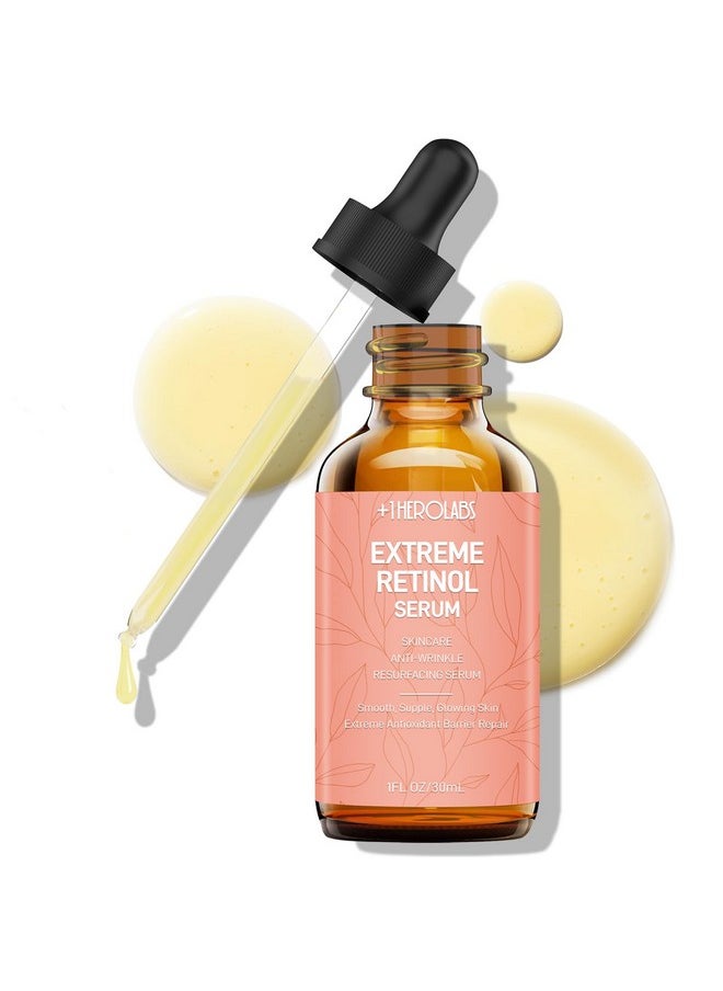 Retinol Serum for Face 2.5%, B5 Resurfacing Retinol Serum with Vitamin C, Vitamin E, Hyaluronic Acid, Niacinamide, Serum for Anti-Aging, Wrinkle Smoothing, Dark Spot Corrector, Brighten Dullness