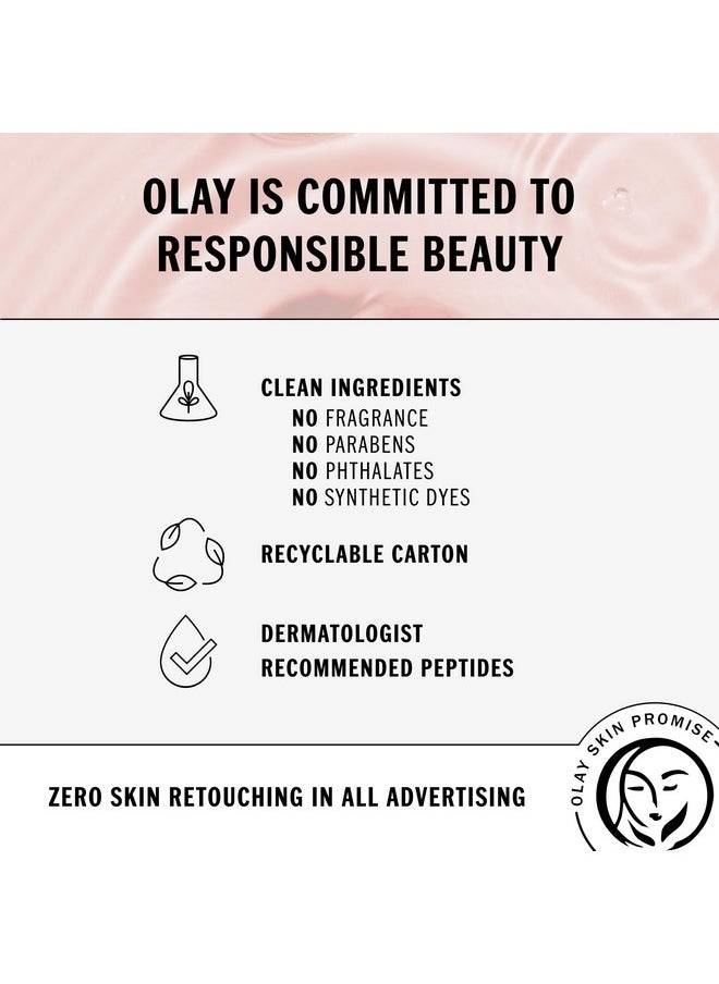 Olay Niacinamide + Peptide 24 Anti-Wrinkle Serum, Fragrance-Free, 1.3oz FL