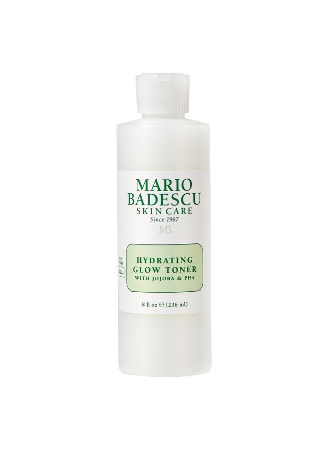 Mario Badescu Hydrating Glow Toner with Jojoba & PHA - Brightens, Rejuvenates, and Nourishes for Luminous Skin - Facial Toner and Serum Formula with Cooling Sensation