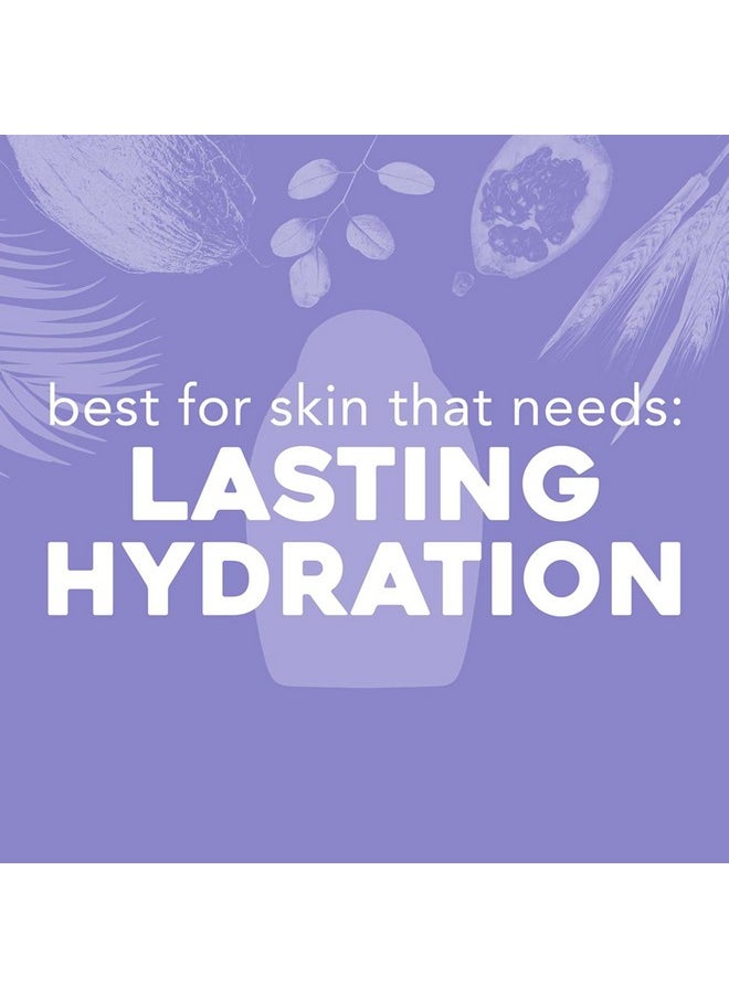 OGX Hydration + Sea Kelp & Hyaluronic Acid Sulfate-Free Lightly Moisturizing Body Scrub with Black Rice, Gentle Exfoliating Daily Body Wash to Soften & Smooth Skin, 19.5 Fl Oz