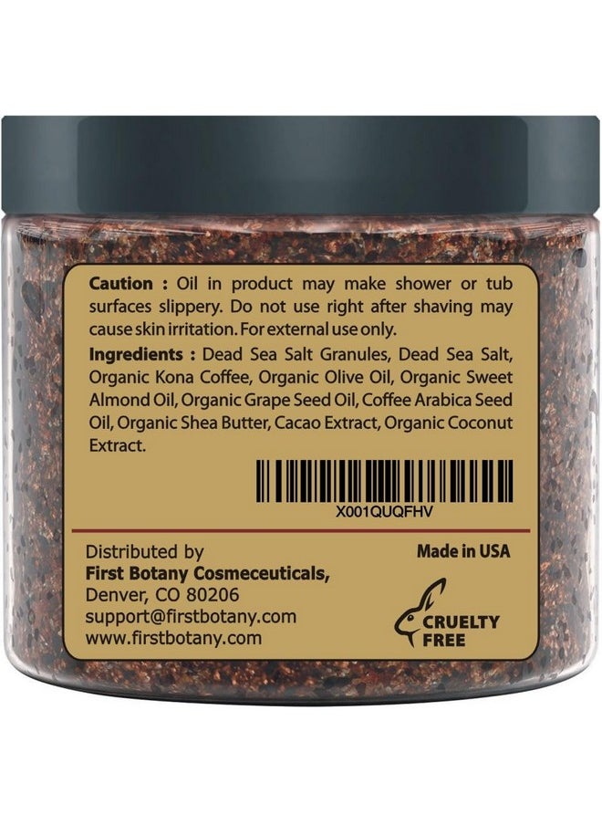 First Botany Cosmeceuticals, 100% Natural Arabica Coffee Scrub with Organic Coffee Coconut & Shea Butter, 20 oz
