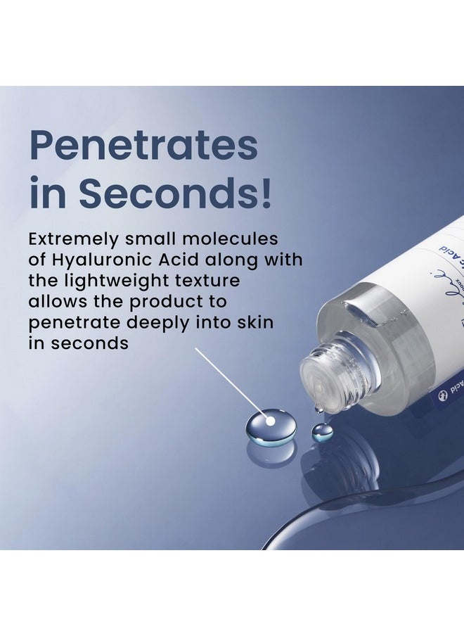 THE LAB BY BLANC DOUX Oligo Ultra-Low Molecular Hyaluronic Acid Deep Moisture Essence Toner Vegan for Sensitive Dry Combination Skin - Hypoallergenic Intense Hydrating Face Moisturizer