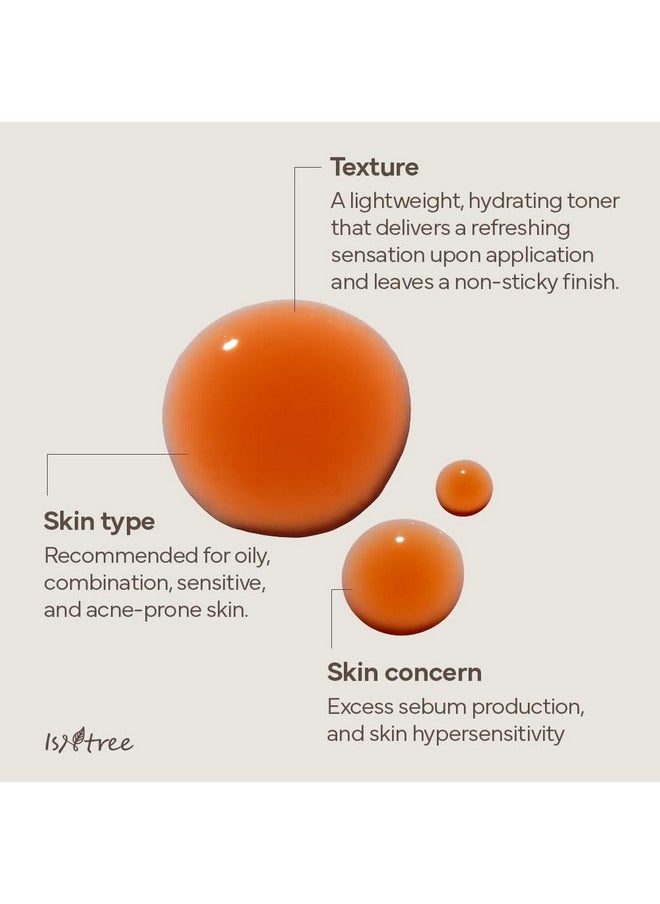 ISNTREE Green Tea Fresh Toner 200ml, 6.76 fl.oz | Pore & Sebum Care | pH Balancing | Soothing & Hydrating | for Sensitive, Oily, Combination, Dry Skin Types | Korean Skincare