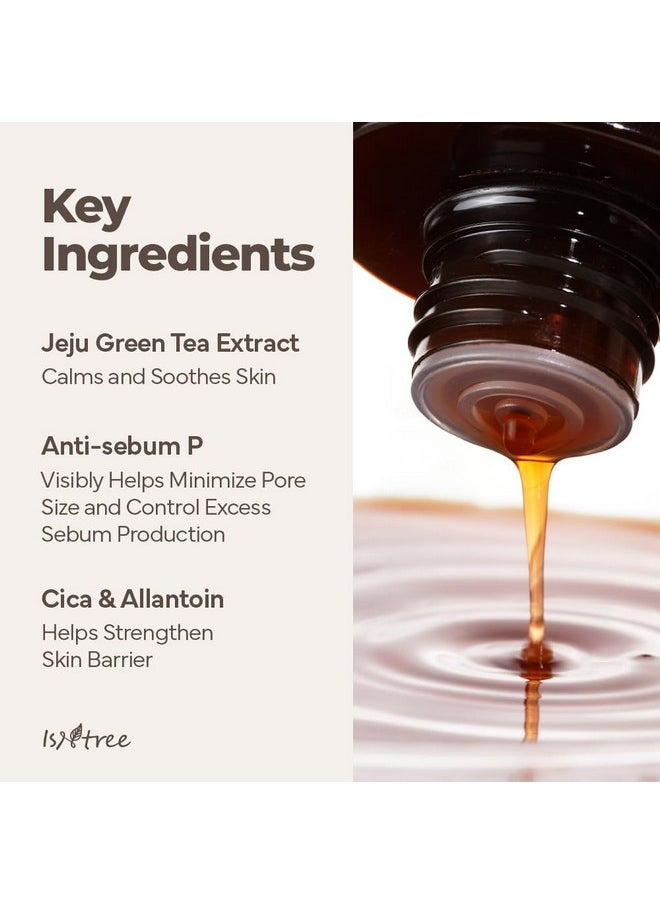 ISNTREE Green Tea Fresh Toner 200ml, 6.76 fl.oz | Pore & Sebum Care | pH Balancing | Soothing & Hydrating | for Sensitive, Oily, Combination, Dry Skin Types | Korean Skincare