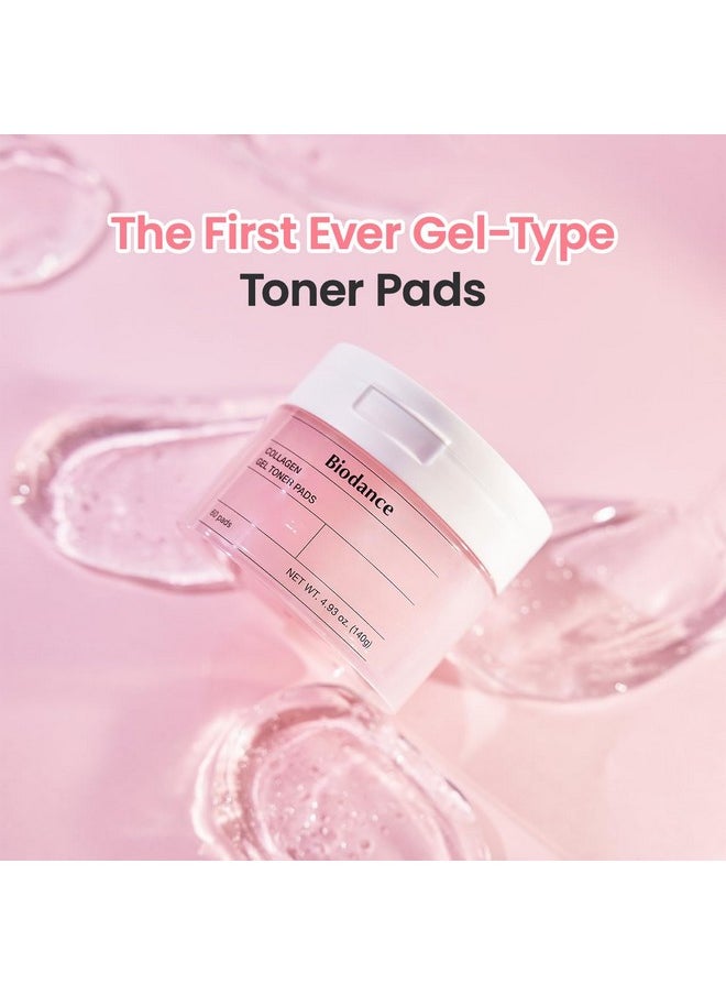 Biodance Collagen Gel Toner Pads | Pore Perfecting, Improving Elasticity, Korean Toner Pads for Sensitive Skin | 4.93 fl.oz.(140g), 60Pads
