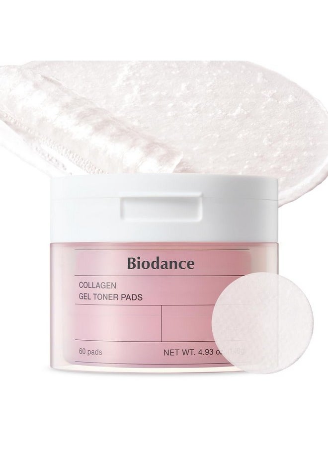 Biodance Collagen Gel Toner Pads | Pore Perfecting, Improving Elasticity, Korean Toner Pads for Sensitive Skin | 4.93 fl.oz.(140g), 60Pads