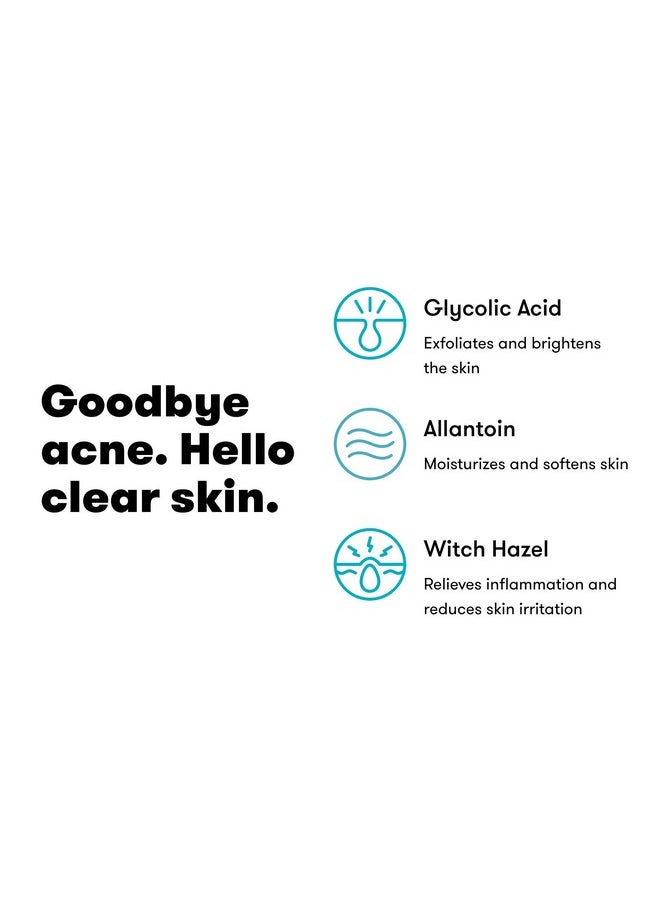 Proactiv Hydrating Facial Toner for Sensitive Skin Alochol Free Toner for Face Care Pore Tightening Glycolic Acid and Witch Hazel Formula Acne to Balance & Remove Impurities, Light Teal, 6 Fl Oz