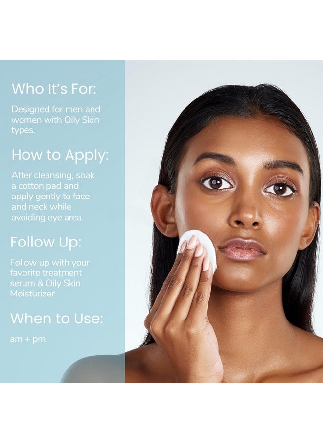 Natural Outcome Oily Skin Face Toner | Purifying Astringent Facial Toner | Naturally Keeps Skin Matte & Shine Free | Minimizes Appearance of Pores While Keeping Skin Hydrated with Aloe Vera | 8 oz