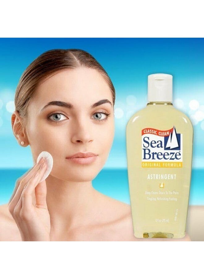SEA Breeze Astringent Original (Pack of 4)