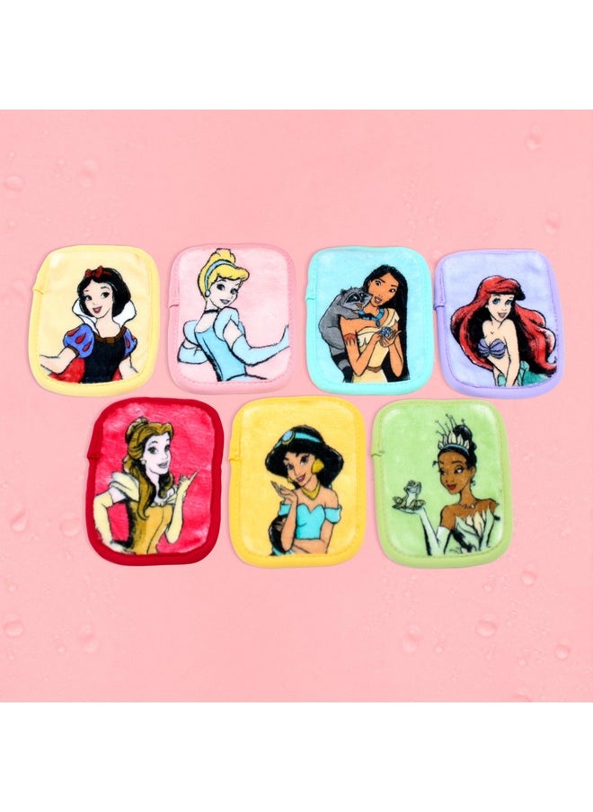 The Original MakeUp Eraser, 7-Day Set, Erase All Makeup With Just Water, Including Waterproof Mascara, Eyeliner, Foundation, Lipstick, Sunscreen, and More! (Ultimate Disney Princess), 7ct.