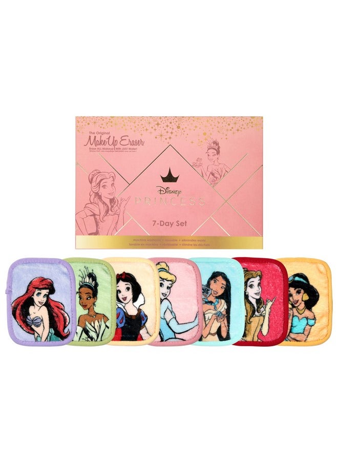 The Original MakeUp Eraser, 7-Day Set, Erase All Makeup With Just Water, Including Waterproof Mascara, Eyeliner, Foundation, Lipstick, Sunscreen, and More! (Ultimate Disney Princess), 7ct.