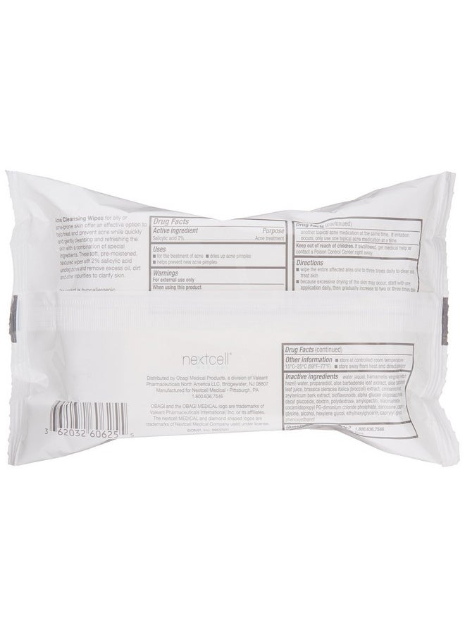 SUZANOBAGIMD On the Go Cleansing Wipes for Oily or Acne Prone Skin, 25 count