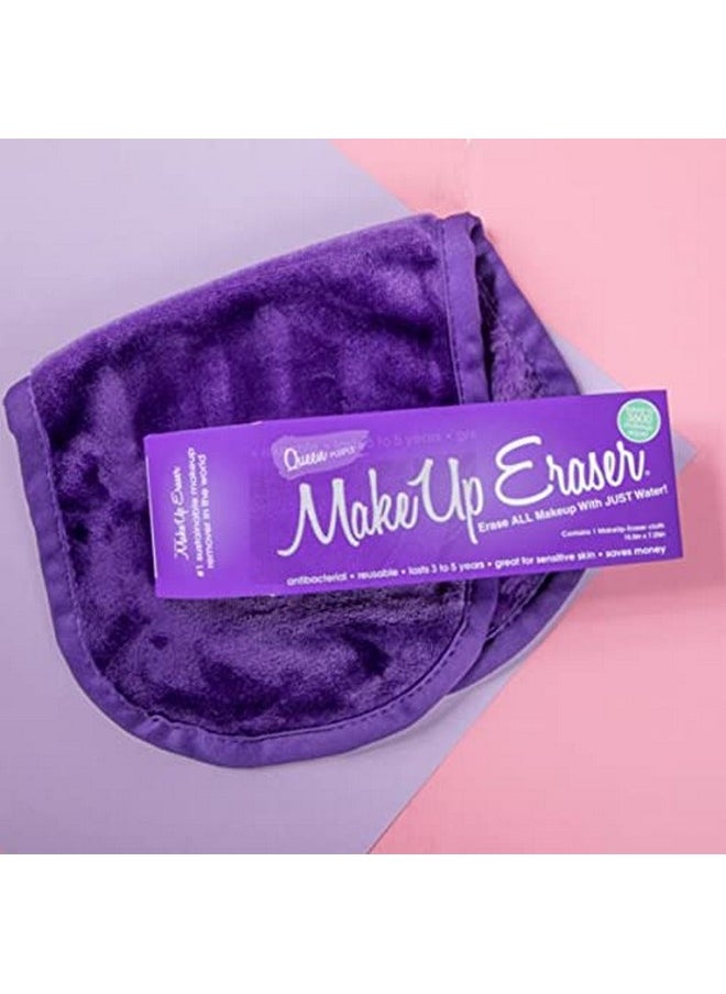 The Original MakeUp Eraser, Erase All Makeup With Just Water, Including Waterproof Mascara, Eyeliner, Foundation, Lipstick, and More (Queen Purple)