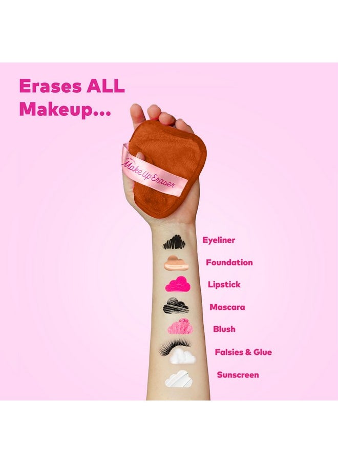 The Original MakeUp Eraser, 7-Day Set, Erase All Makeup With Just Water, Including Waterproof Mascara, Eyeliner, Foundation, Lipstick, Sunscreen, and More! Hot Cocoa, 7ct.