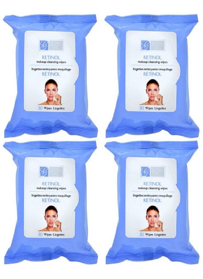 Retinol Makeup Cleansing Cloth Wipes, 4-pk (100 Wipes) (Regular)
