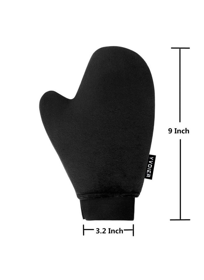 Yvoier Self Tanning Mitt Applicator Elastic Wrist Tanning Mitts Self Tanner Mitt Applicator Tanning Glove Self Tan Mitt Applicator Self Tanner Glove Sunless Tanning Mitt