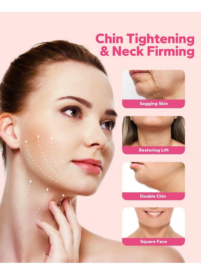 Meto Reusable Face Slimming Strap, V Line Mask, Double Chin Reducer, Chin Up Patch, Face Lift Tape, Chin Strap, V Shaped Belt, V Shaped Slimming Face Mask to Prevent Sagging