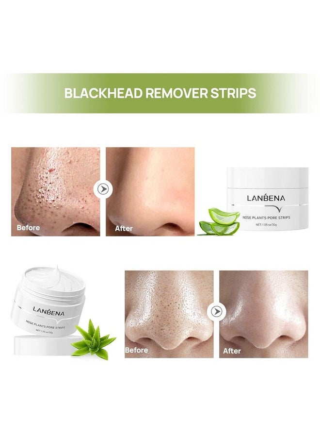 LANBENA Blackhead Remover - Peel Off Mask for Nose & Face, Blackhead Removal Kit 1.05oz