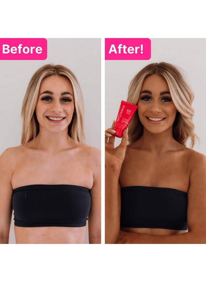 Tanceuticals Facial Self Tanner - Self Tanning Lotion for Face Gives Natural, Long Lasting Sunless Tan - Fresh Coconut Scent - Won’t Clog Pores or Cause Acne - Easy to Apply - 1.7 oz (Dark)
