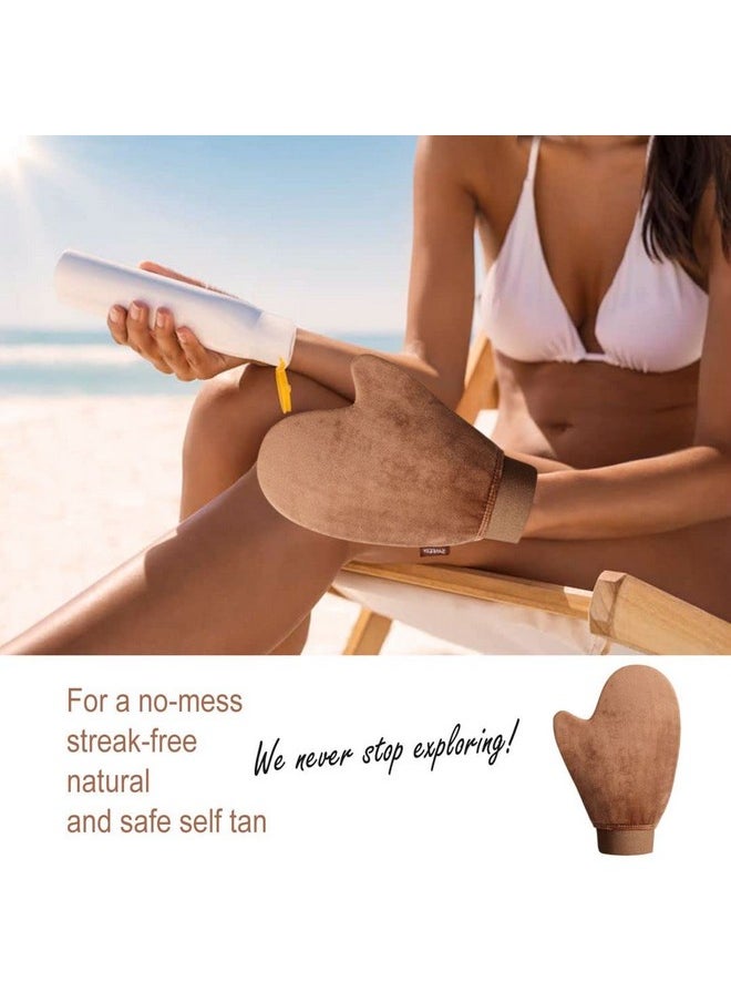 Sanfery Self Tanner Mitt Applicator - US Patent Self Tanning Mitt, Tanning Mitts Self Tanner Mitt, Sunless Tanner Mitt, Tanning Mitt for Self Tan Mitt, Self Tanning Glove, Self Tan Mit, Fake Tan Mitt