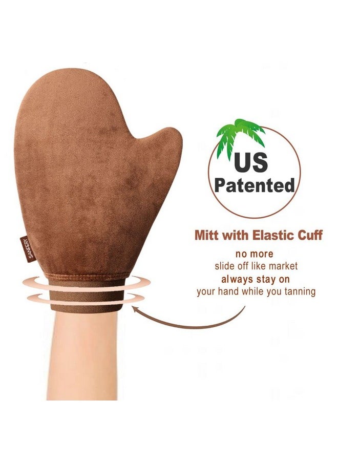 Sanfery Self Tanner Mitt Applicator - US Patent Self Tanning Mitt, Tanning Mitts Self Tanner Mitt, Sunless Tanner Mitt, Tanning Mitt for Self Tan Mitt, Self Tanning Glove, Self Tan Mit, Fake Tan Mitt